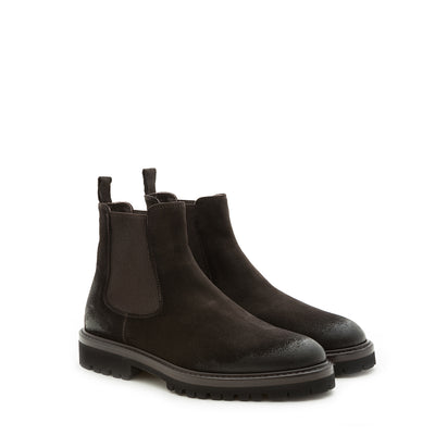 BOOT CHELSEA FUR COFFEE