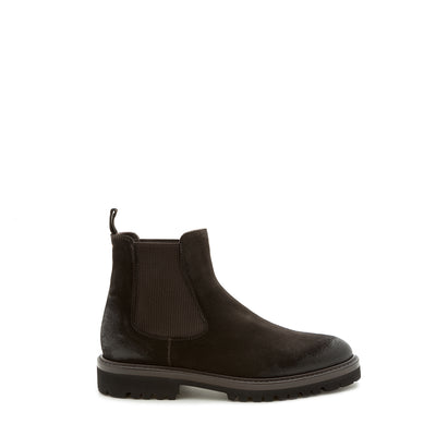 BOOT CHELSEA FUR COFFEE