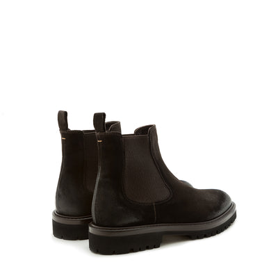 BOOT CHELSEA FUR COFFEE
