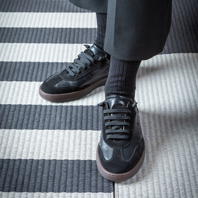 SNEAKER RUCHED WBLACK