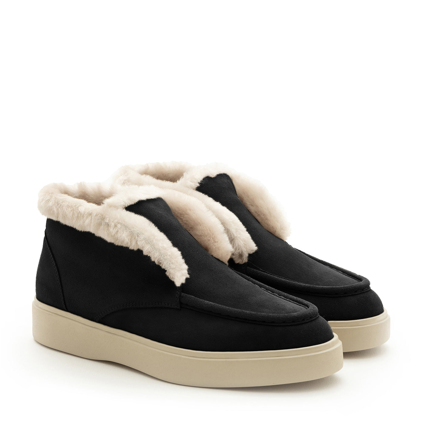 ANKLE BOOT TEN FUR BLACK