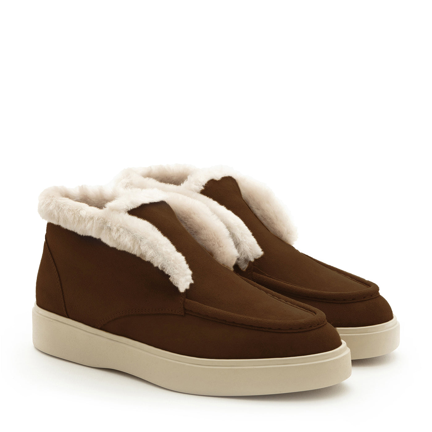 ANKLE BOOT TEN FUR CHOCOLATE