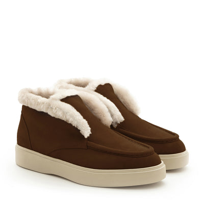 ANKLE BOOT TEN FUR CHOCOLATE