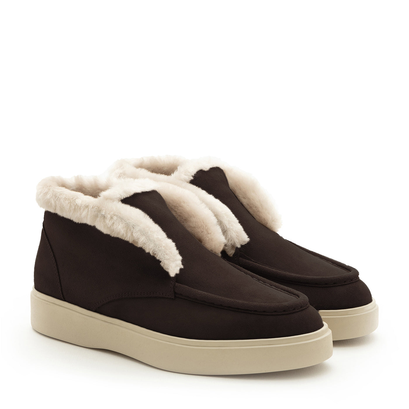 ANKLE BOOT TEN FUR COFFEE