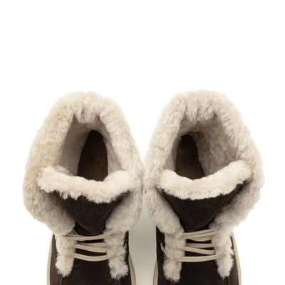 BOOT LYRA FUR COFFEE