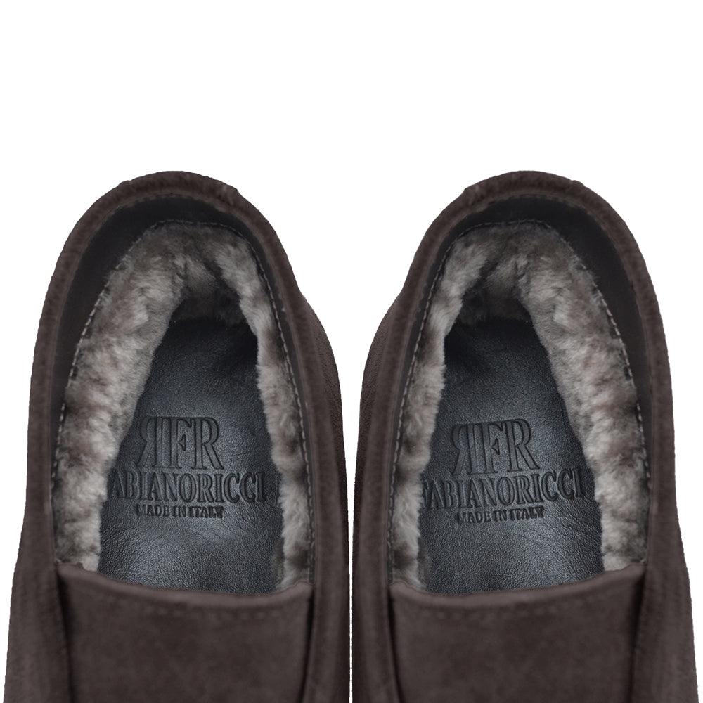 ANKLE BOOT LUXE FUR WBROWN