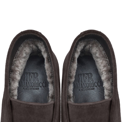 ANKLE BOOT LUXE FUR WBROWN