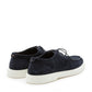 LACE-UP UNLINED BLUE