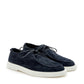LACE-UP UNLINED BLUE