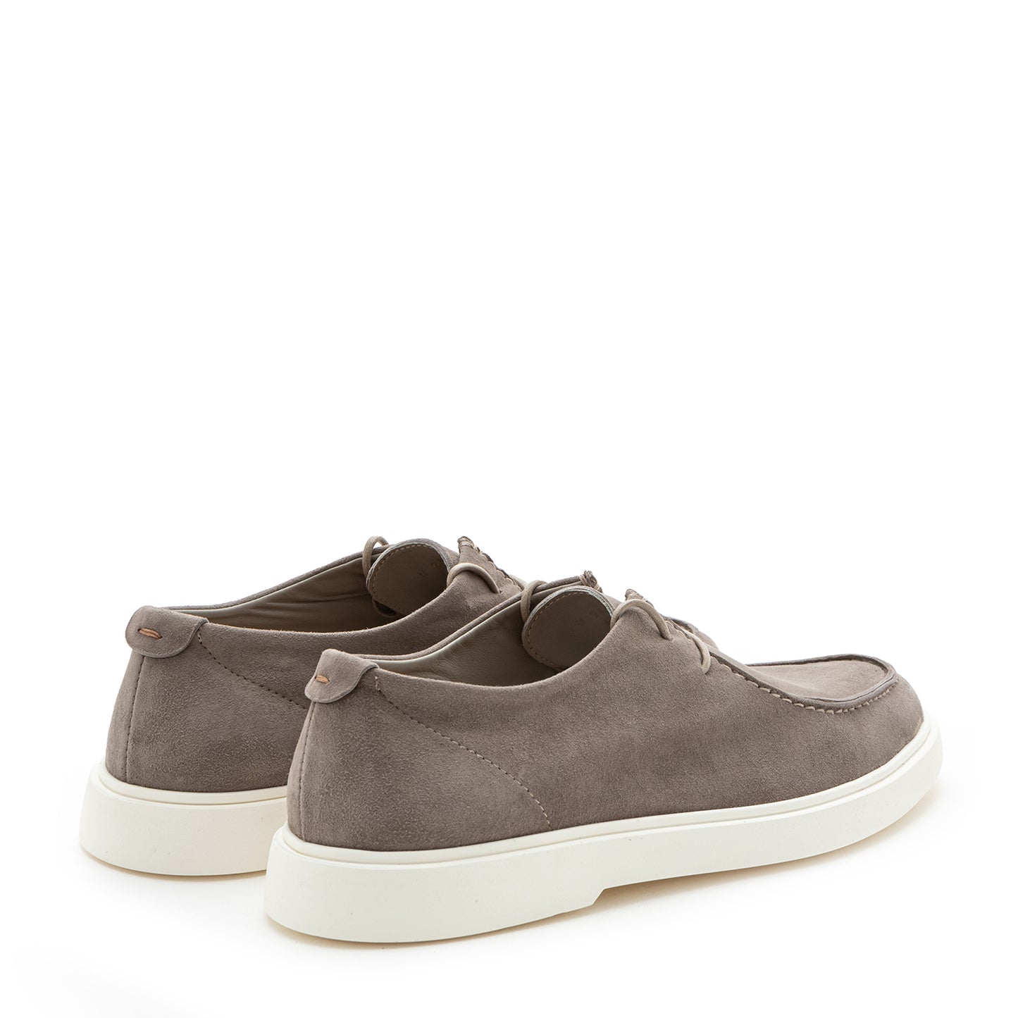 LACE-UP UNLINED TAUPE
