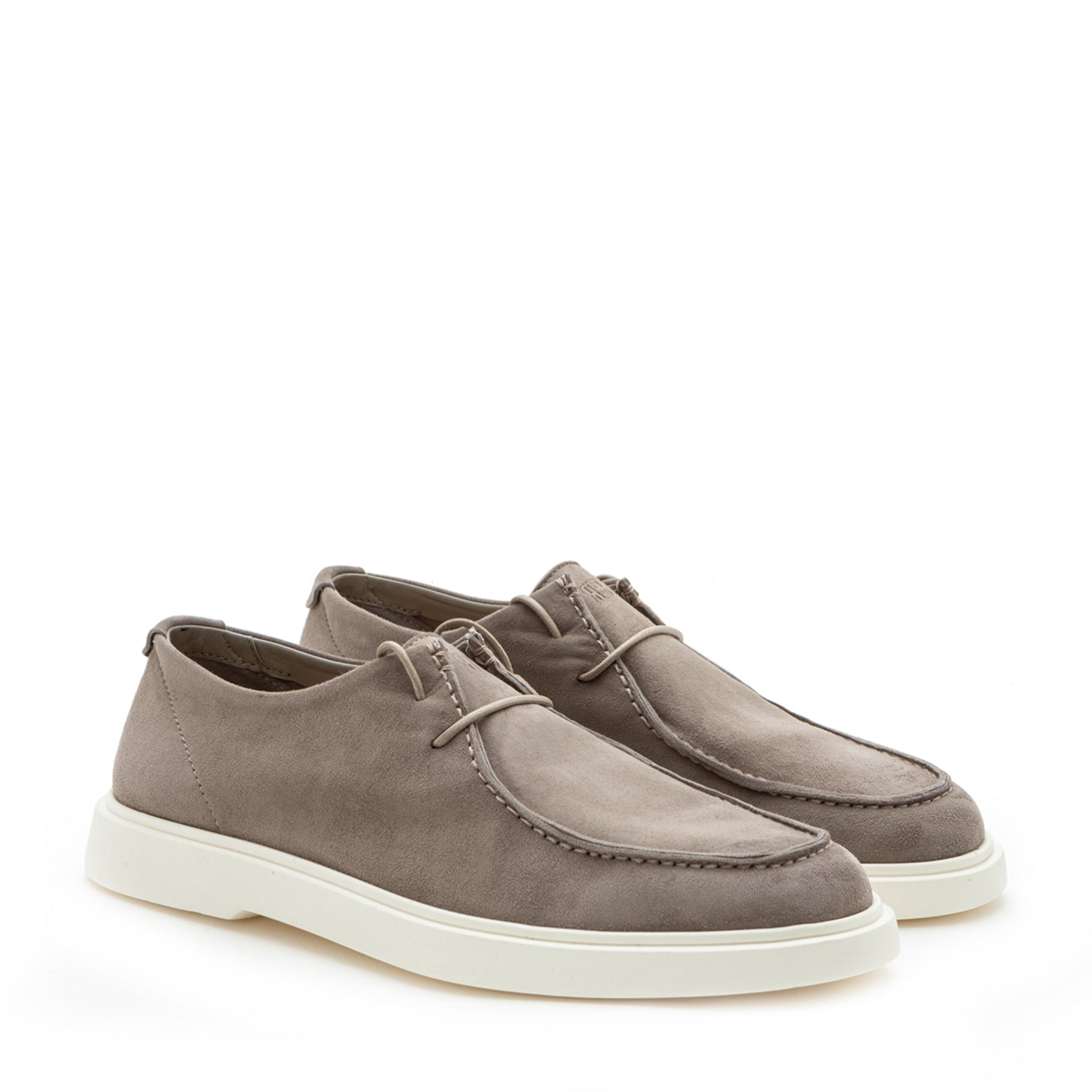 LACE-UP UNLINED TAUPE