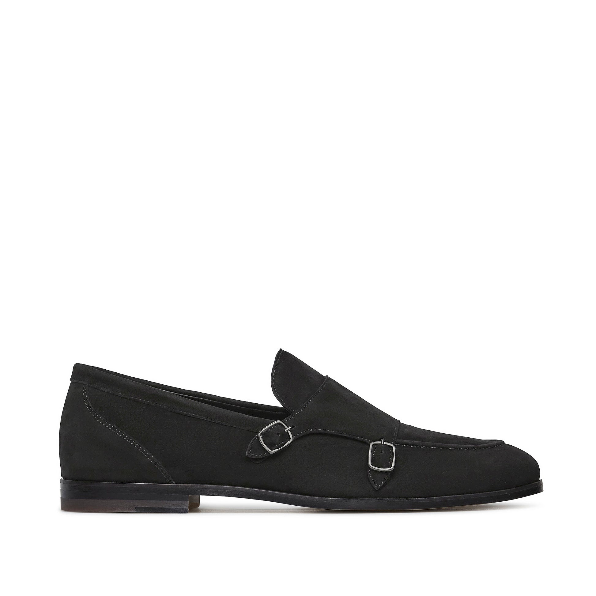 LOAFER LEATHER MONK BLACK