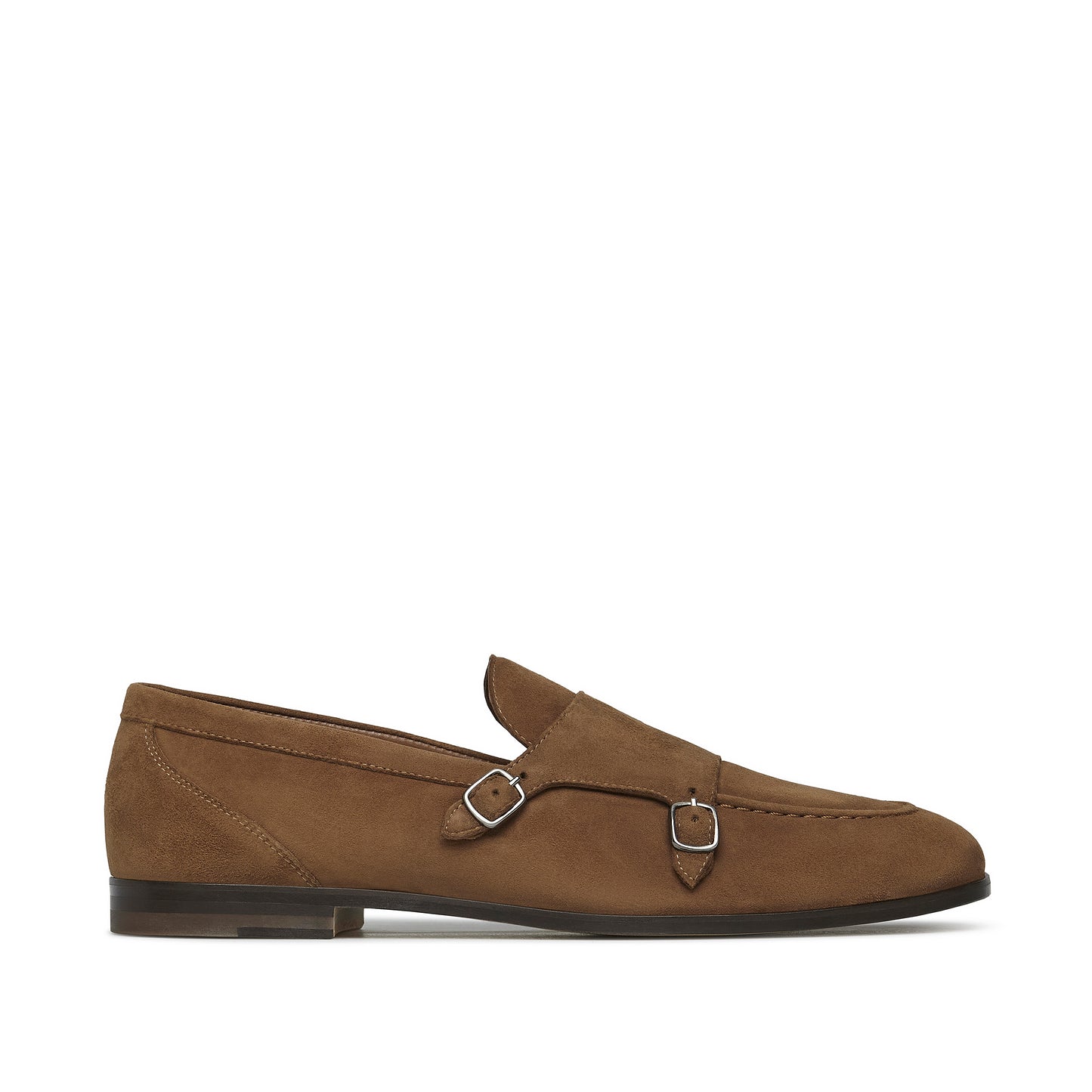 LOAFER LEATHER MONK TABACCO