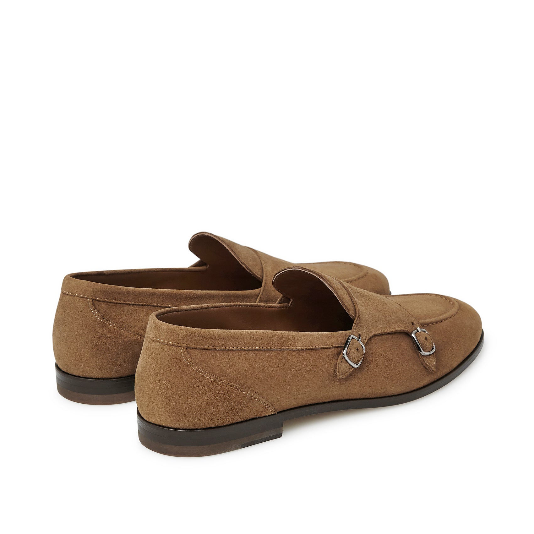 LOAFER LEATHER MONK TABACCO