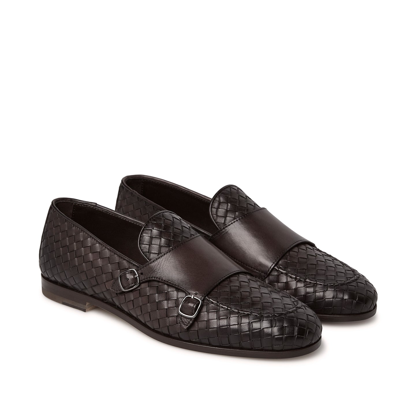LOAFER LEATHER WOVEN MONK TDM