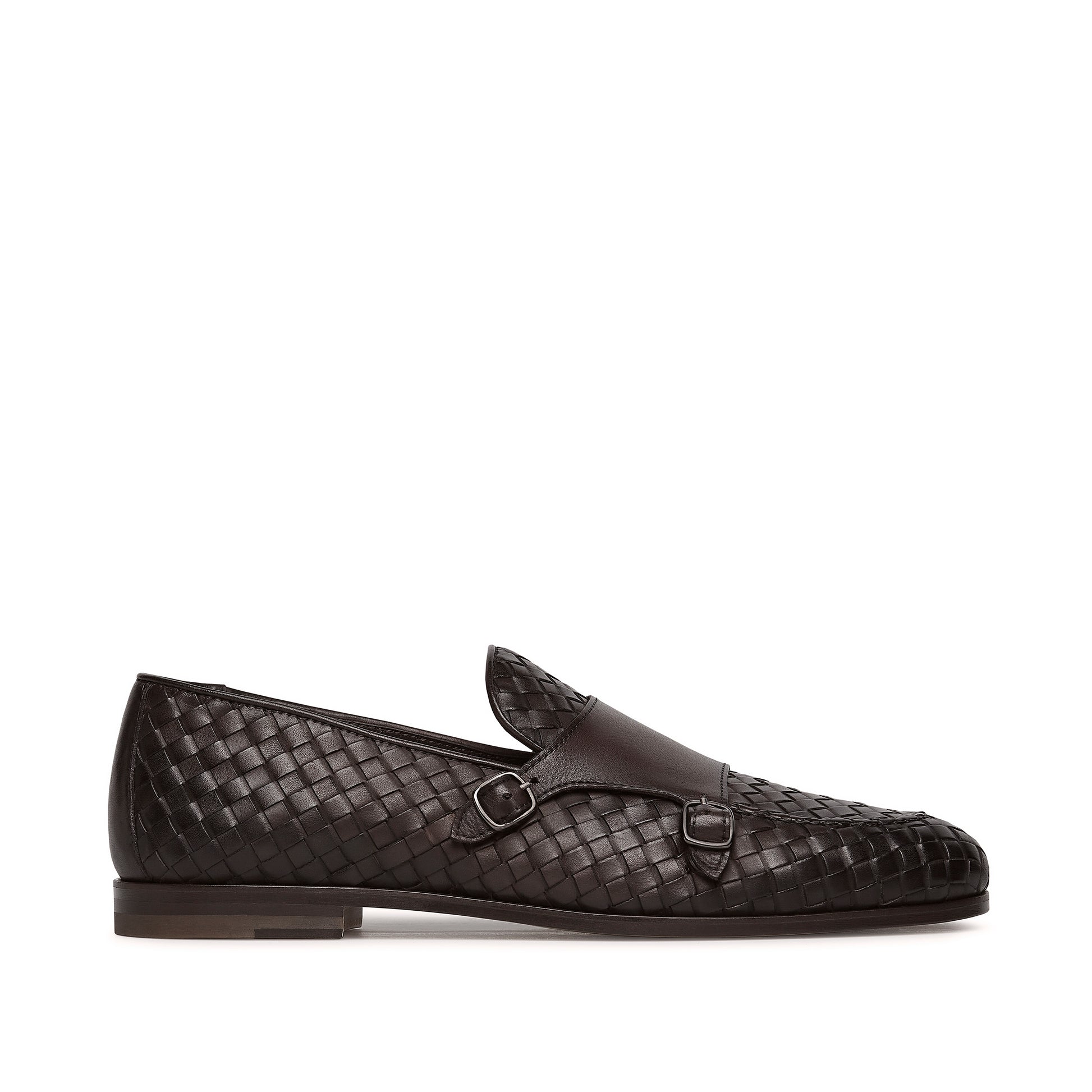 LOAFER LEATHER WOVEN MONK TDM