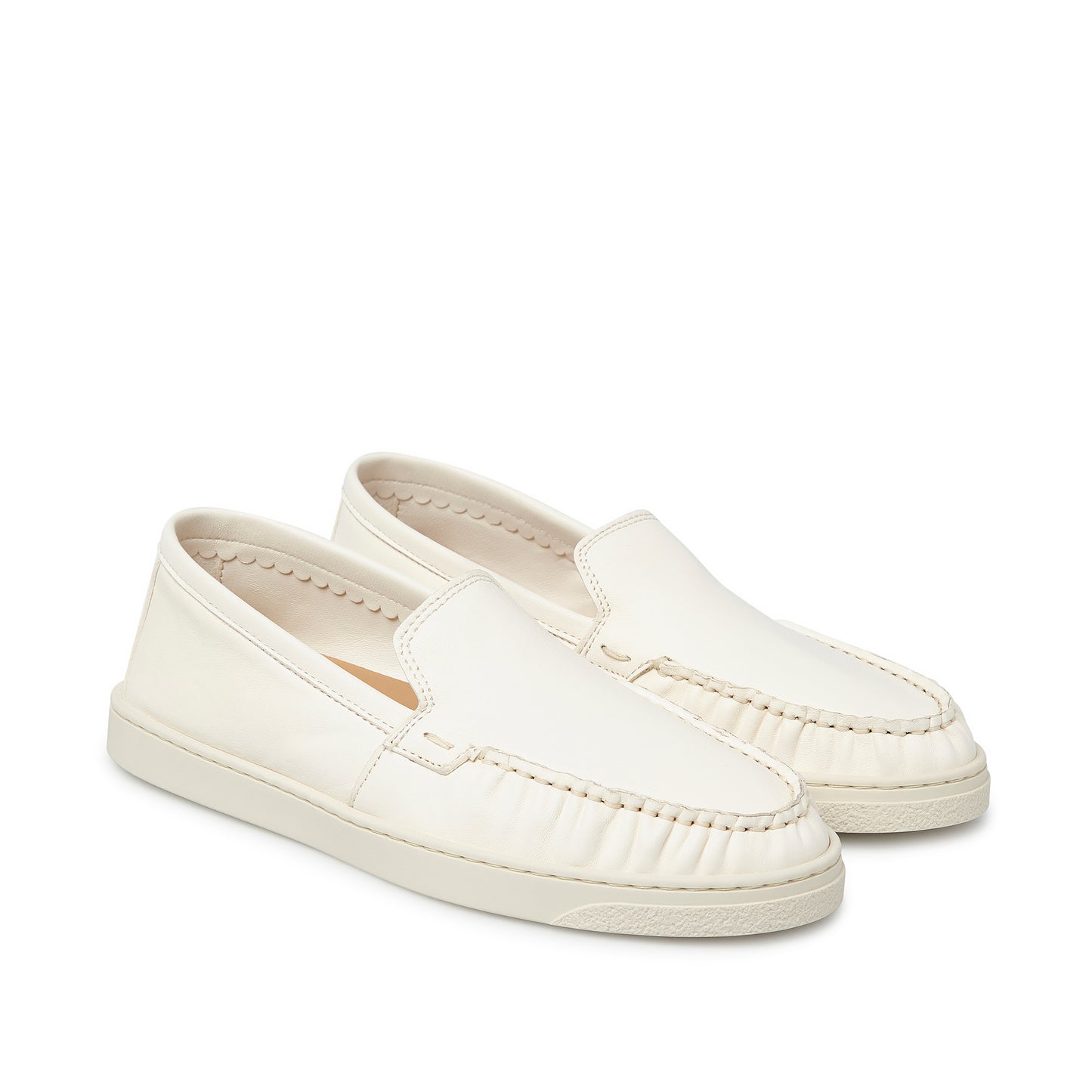 LOAFER OTTO FOLDS UNISEX OFF WHITE