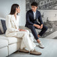 SNEAKER RUCHED IVORY