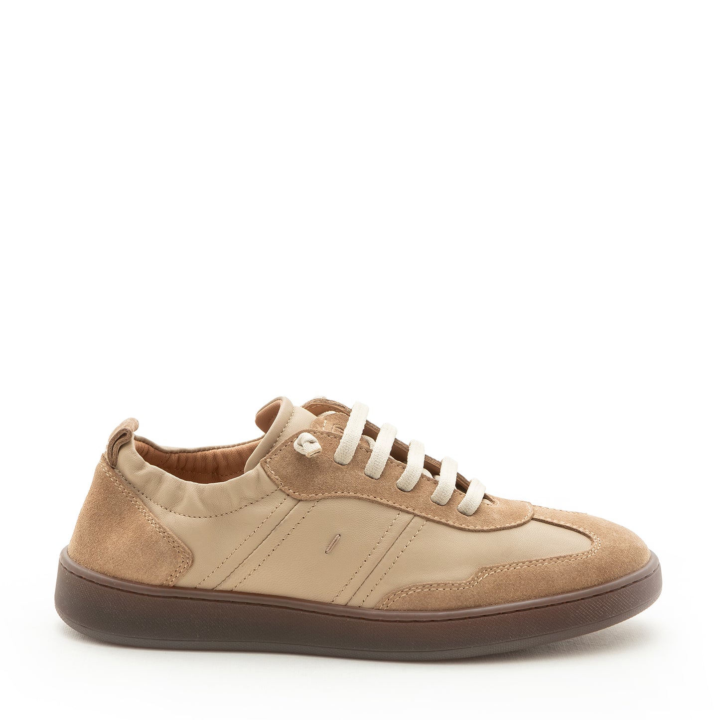 SNEAKER RUCHED W CREAM