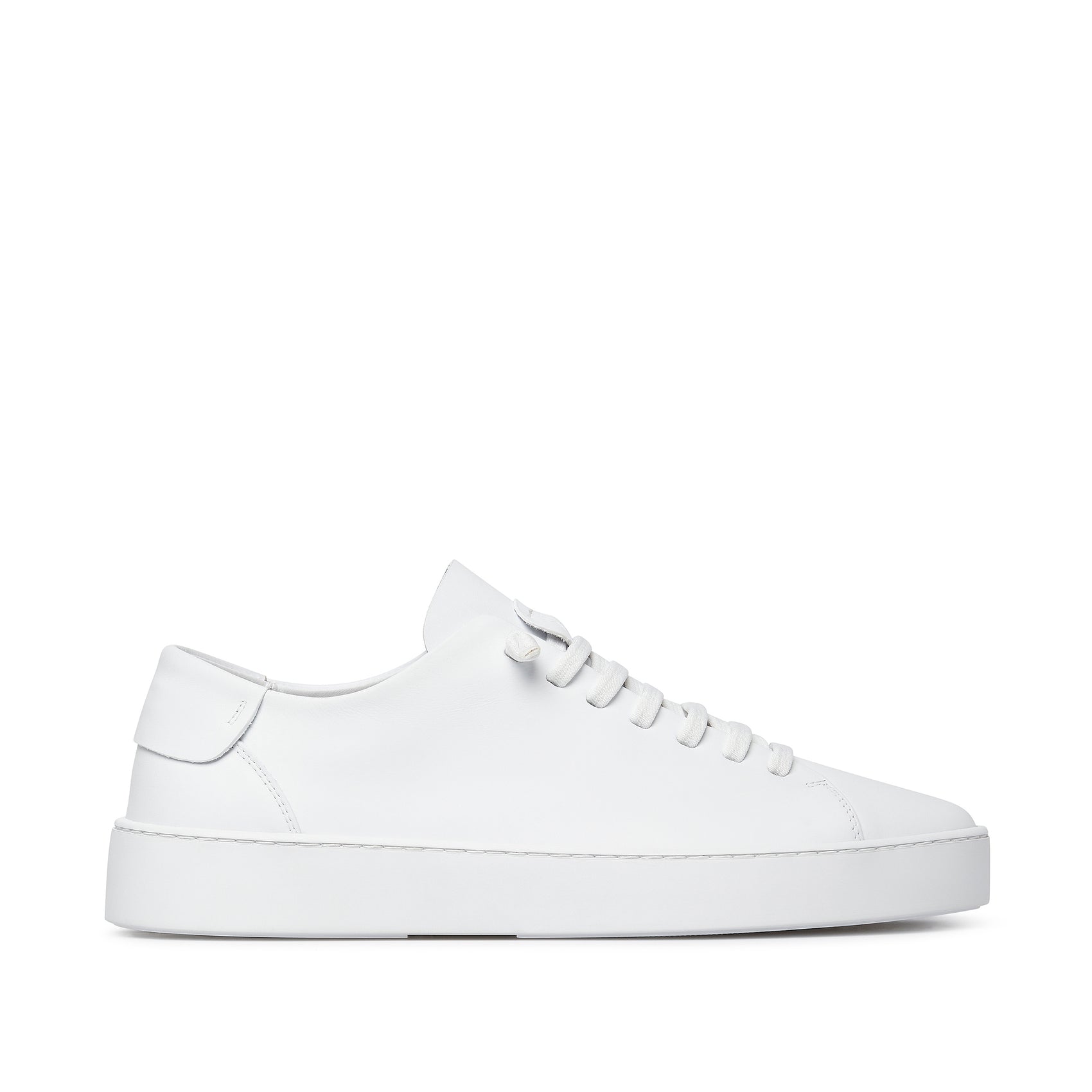 SNEAKER SATIN UNLINED M WHITE