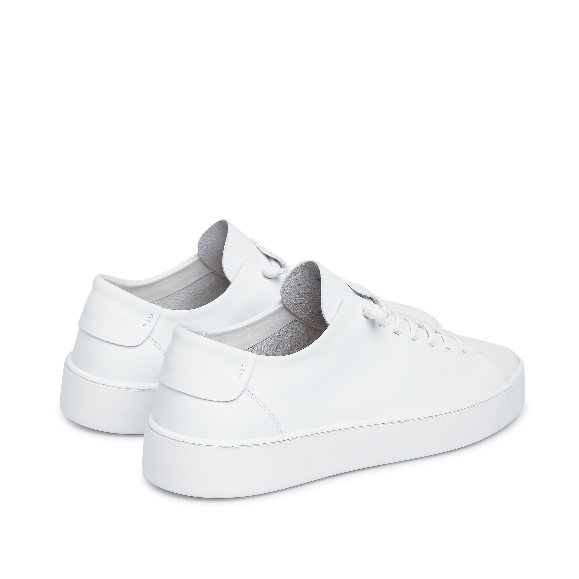SNEAKER SATIN UNLINED M WHITE