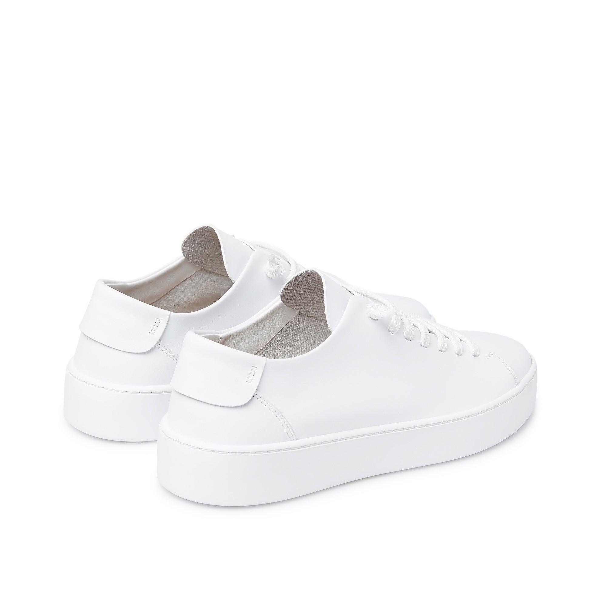 SNEAKER SATIN UNLINED W WHITE