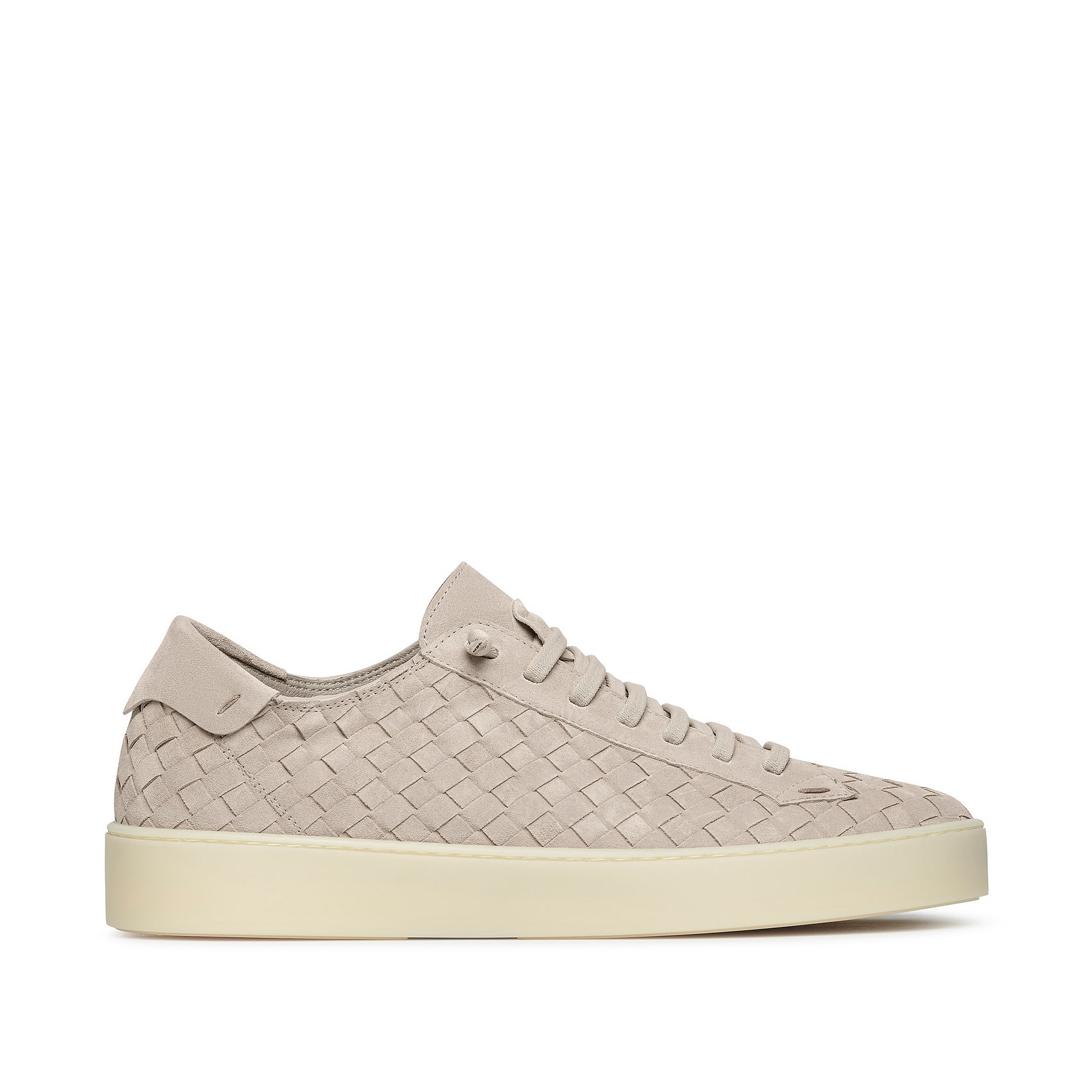 SNEAKER WEAVE SUEDE SUEDE BEIGE