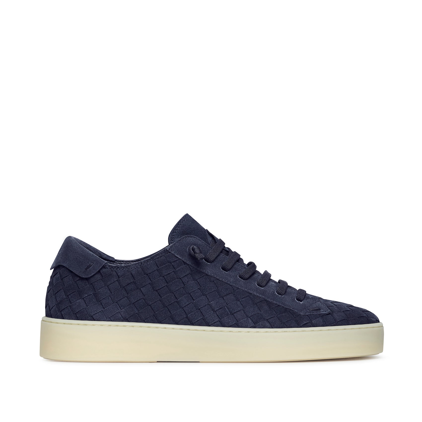 SNEAKER WEAVE SUEDE SUEDE BLUE