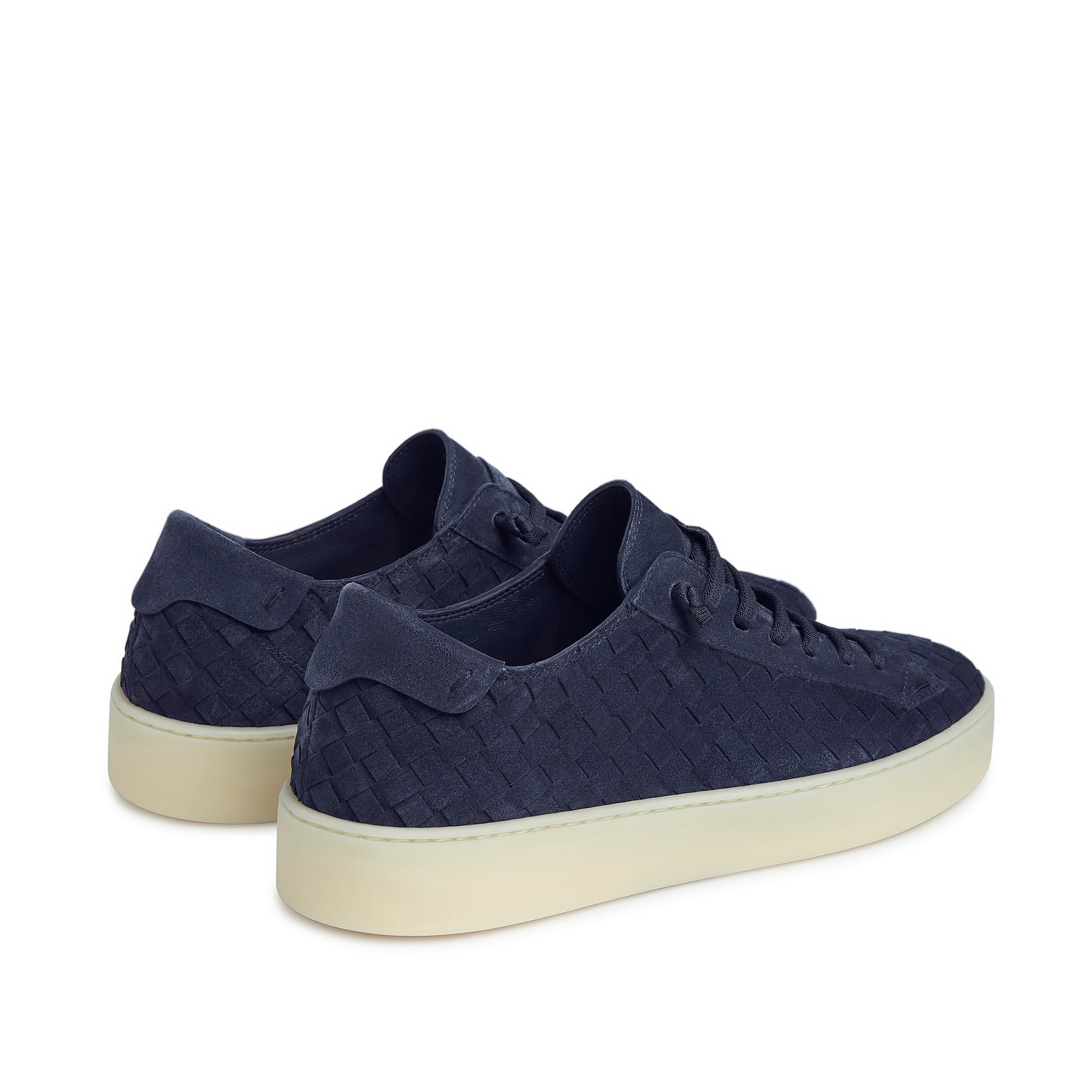 SNEAKER WEAVE SUEDE SUEDE BLUE