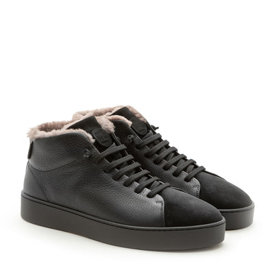 SNEAKER HIGH PURE20 COMBI RFR FUR BLACK