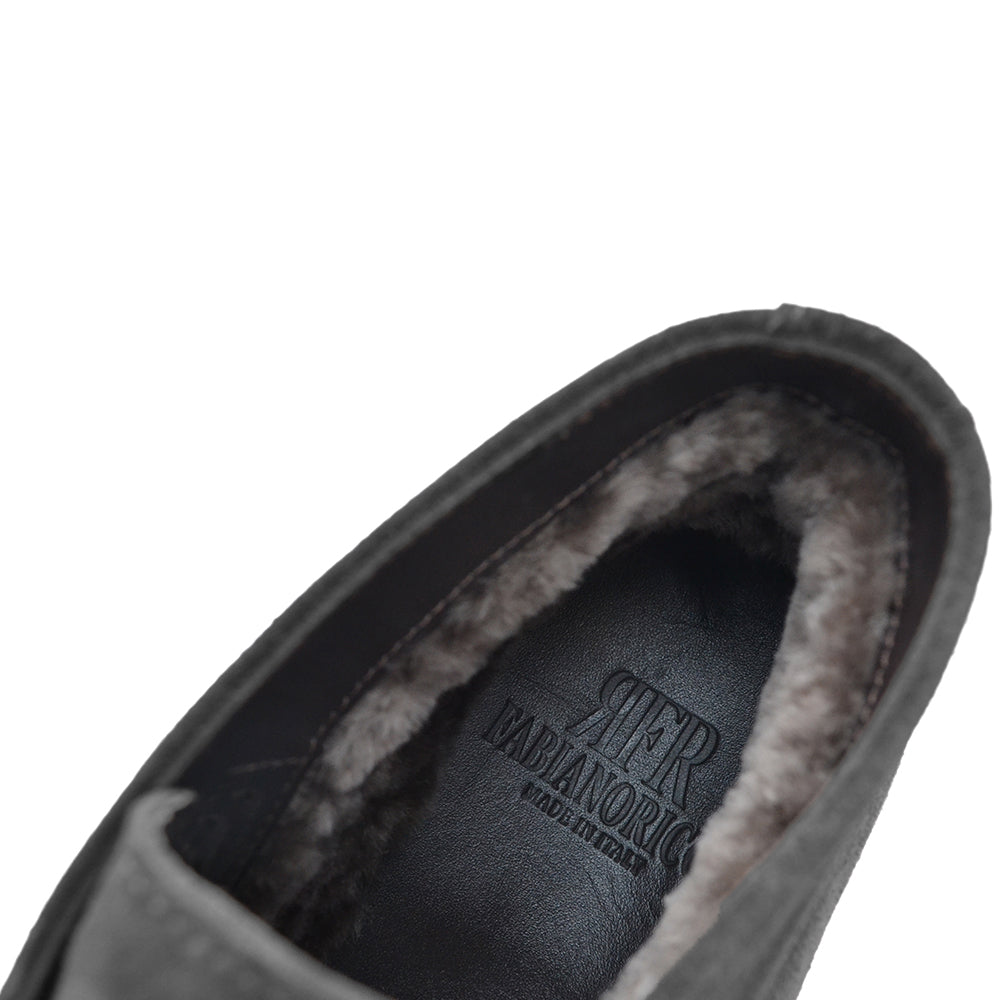 ANKLE BOOT LUXE FUR M ANTRACITE