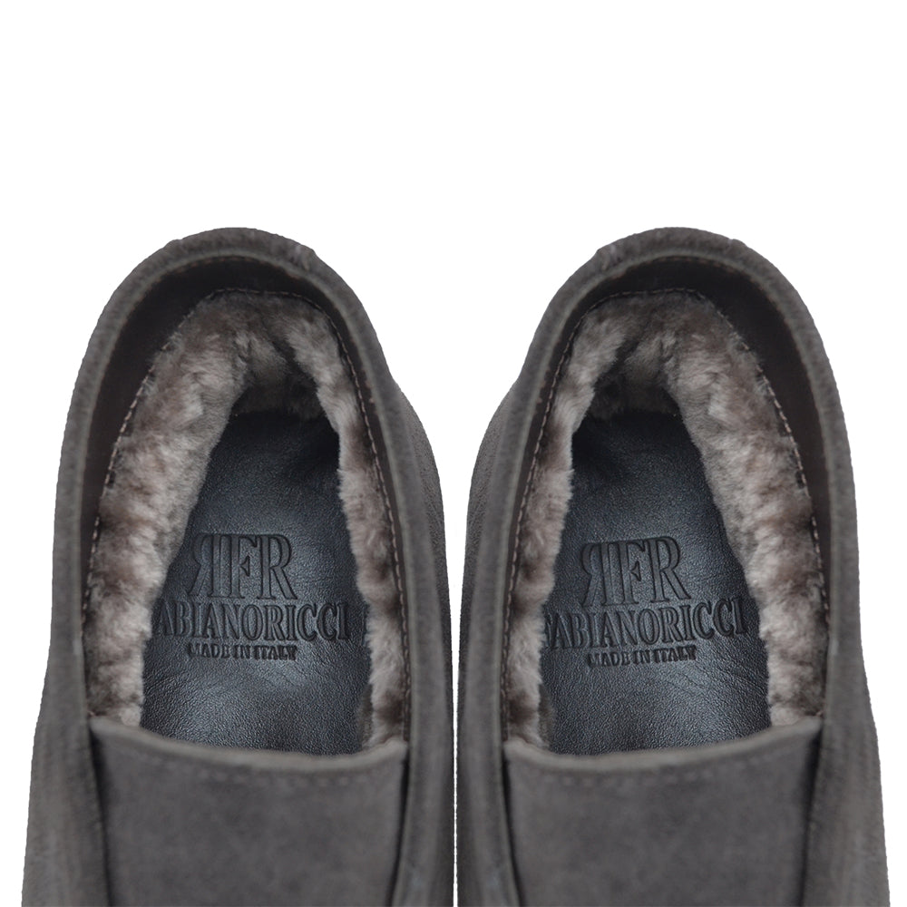 ANKLE BOOT LUXE FUR M ANTRACITE