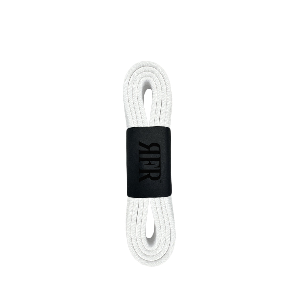 WHITE ELASTIC LACES