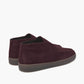ANKLE BOOT TOP PLUS FUR FLAT BORGOGNA