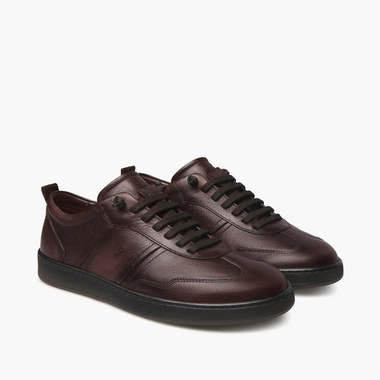 SNEAKER SMOOTH PLUME SANFLEX BORGOGNA