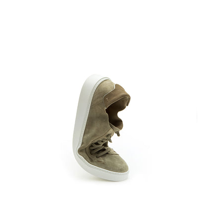 GREEN COMFORTABLE UNLINED SNEAKERS